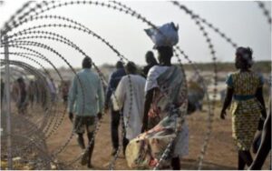President Salva Kiir and Vice-President Riek Machar's power struggle led to the outbreak of civil war. Photo: @Mojahedineng. Source: X.