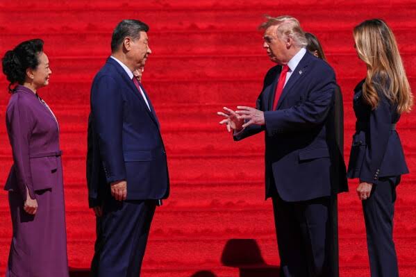Chinese President Xi Jinping and US President Donald Trump meet at the National Archives Museum in Washington during Xi’s September 2026 US state visit.